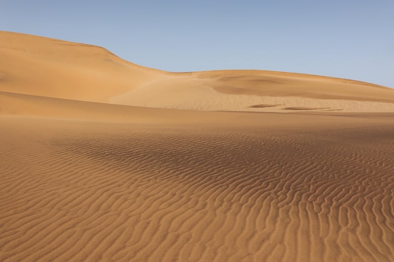 Sunset in the Desert
